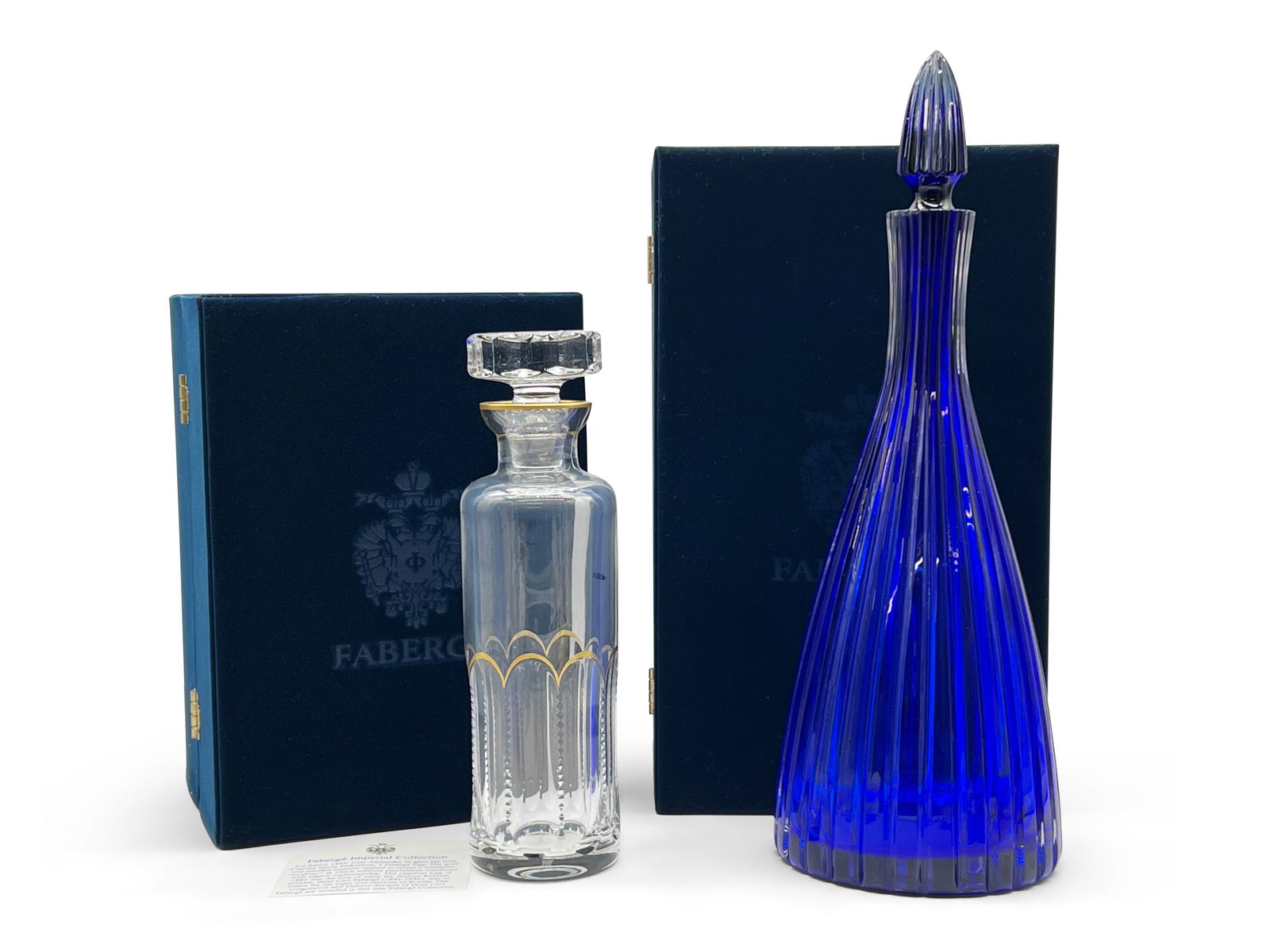 Two Fabergé Imperial Collection Decanters (1 of 4)