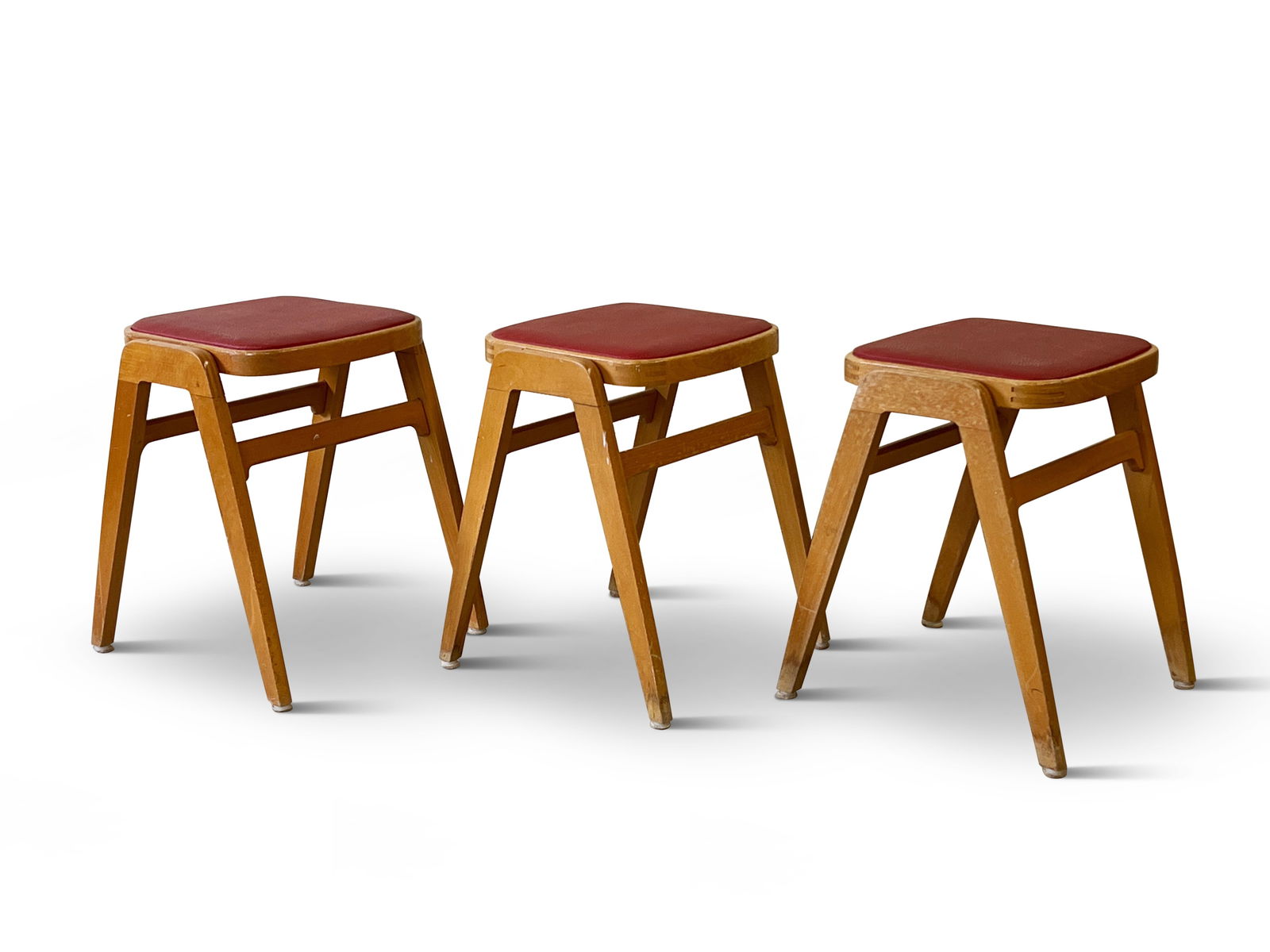 Three Nevco Midcentury Stools (1 of 4)