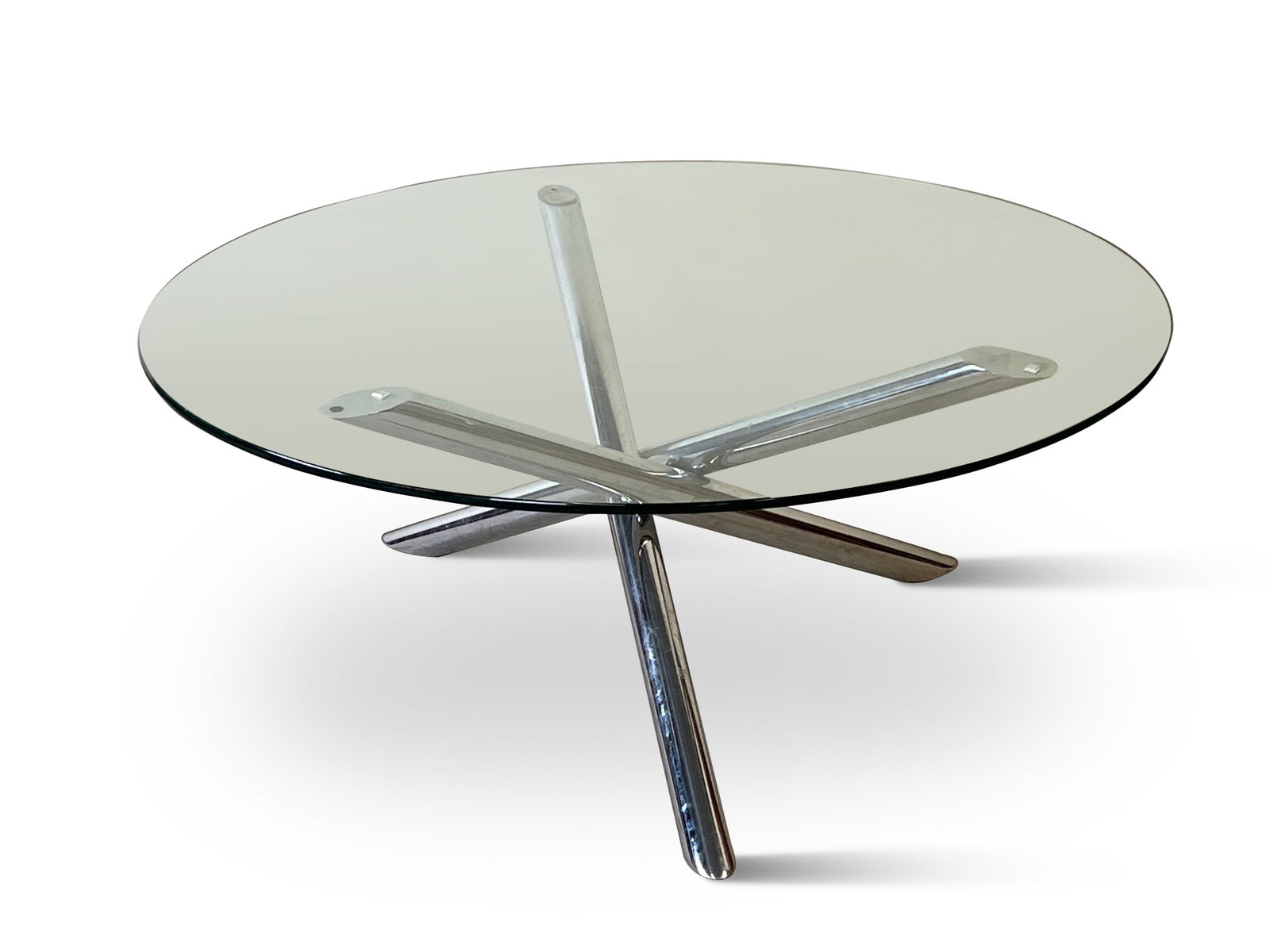 Modernist Chrome Cocktail Coffee Table (1 of 3)