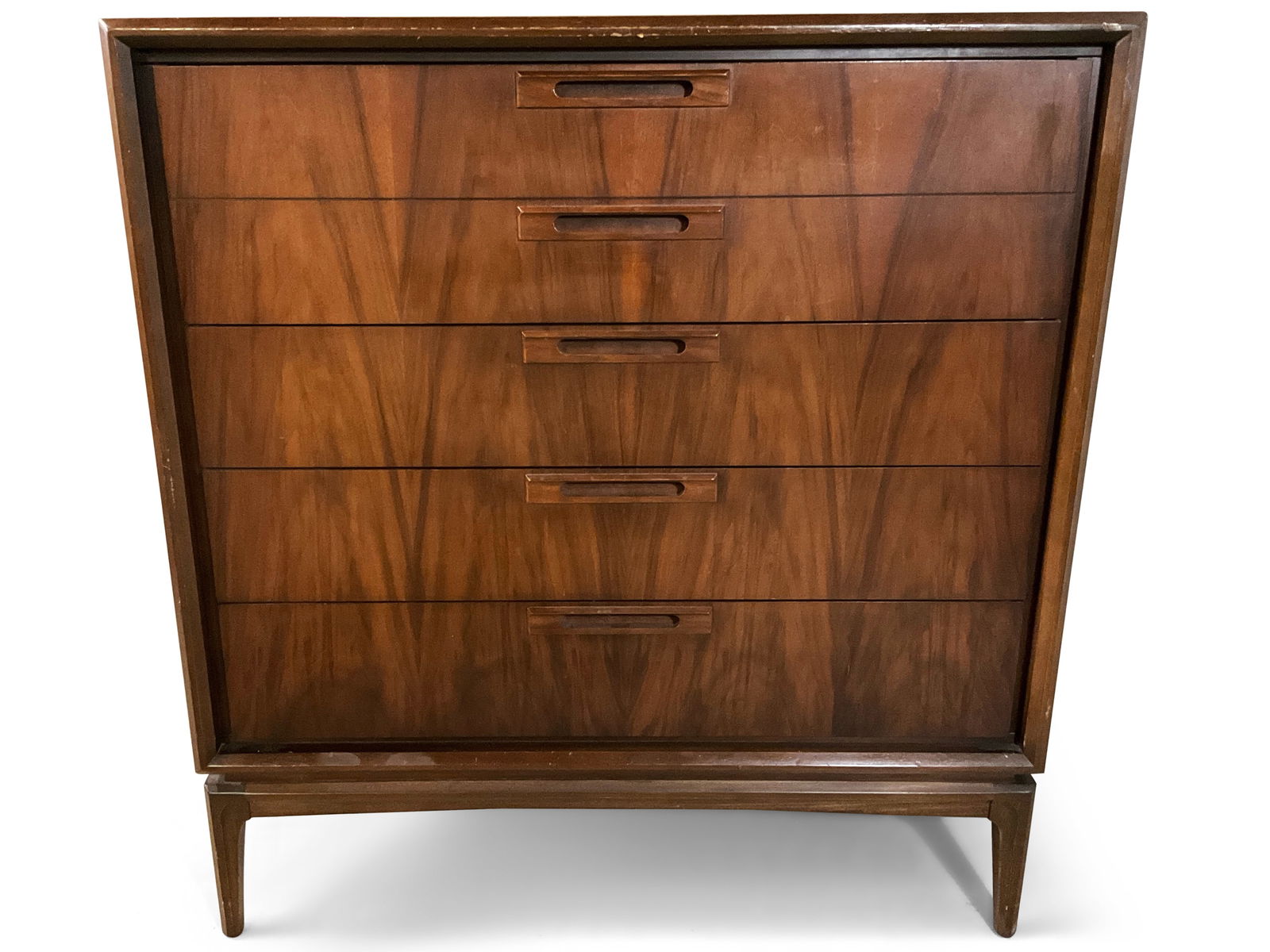 Midcentury Modern Walnut Chest of Drawers (1 of 5)
