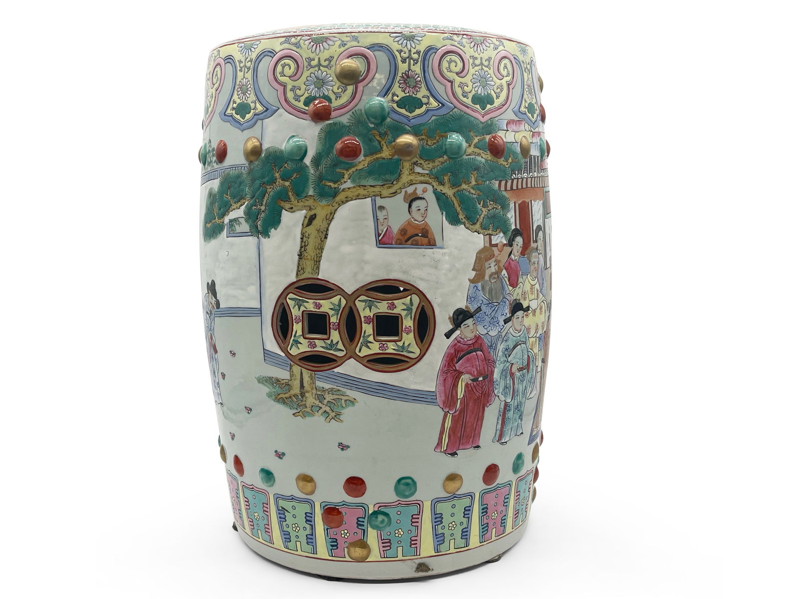 Chinese Porcelain Garden Stool (1 of 6)
