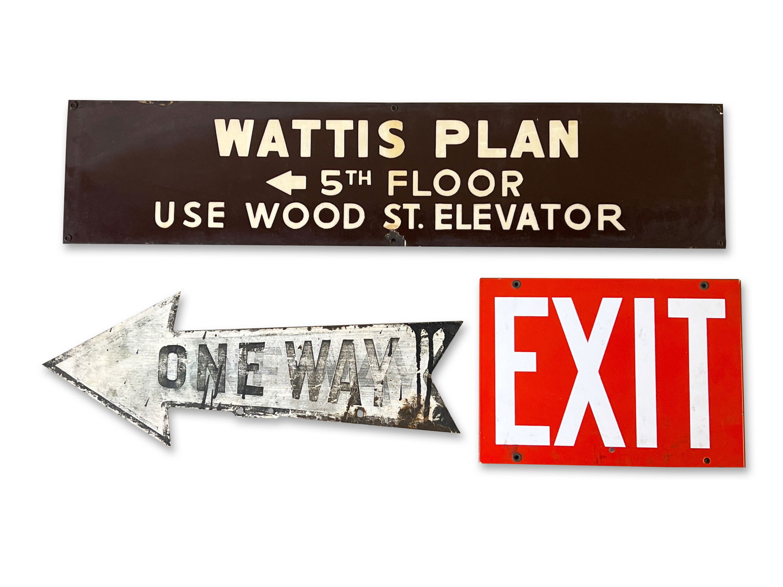 Three Directional Signs (1 of 7)