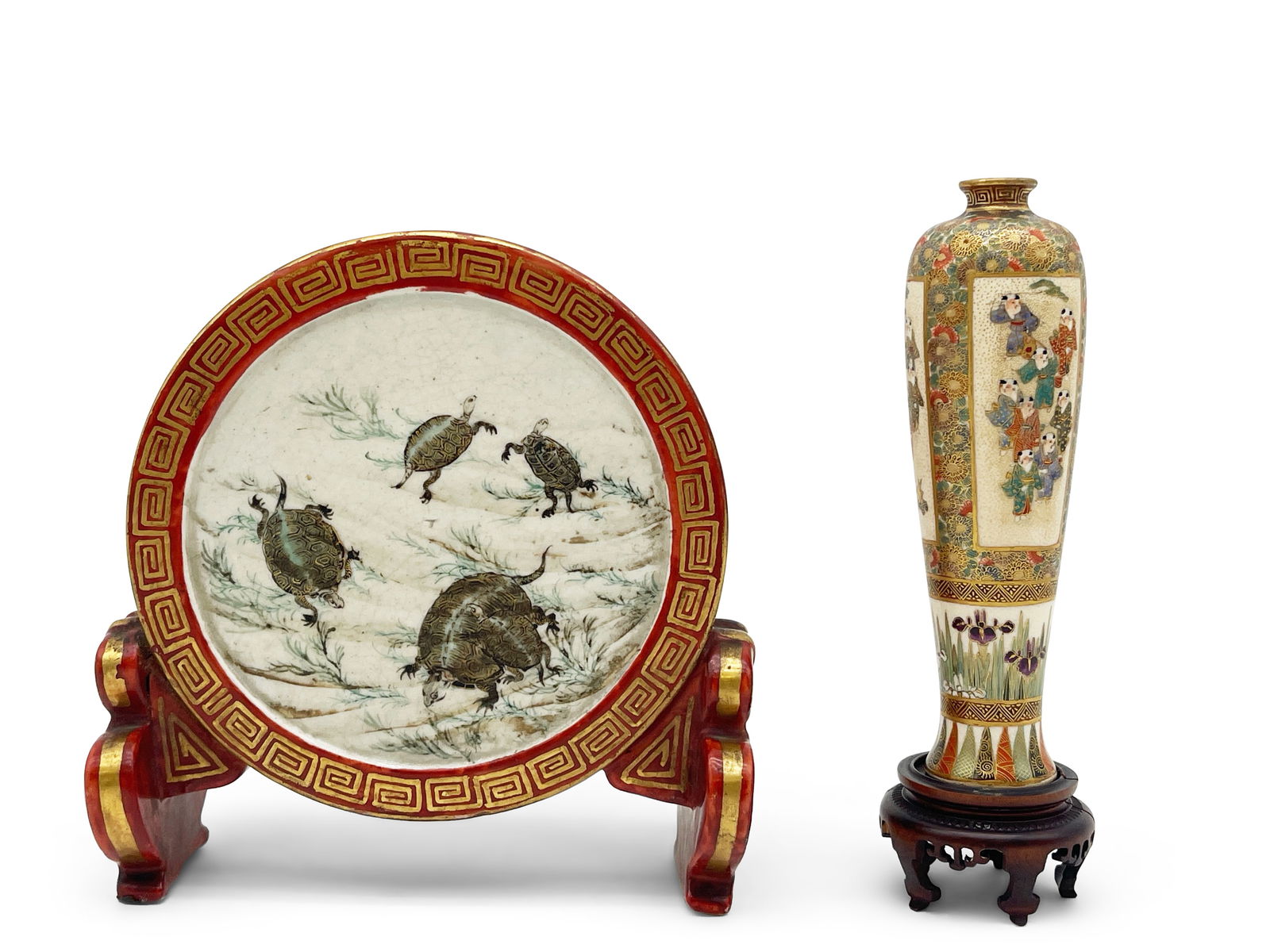 Japanese Kutani and Miniature Vase (1 of 9)