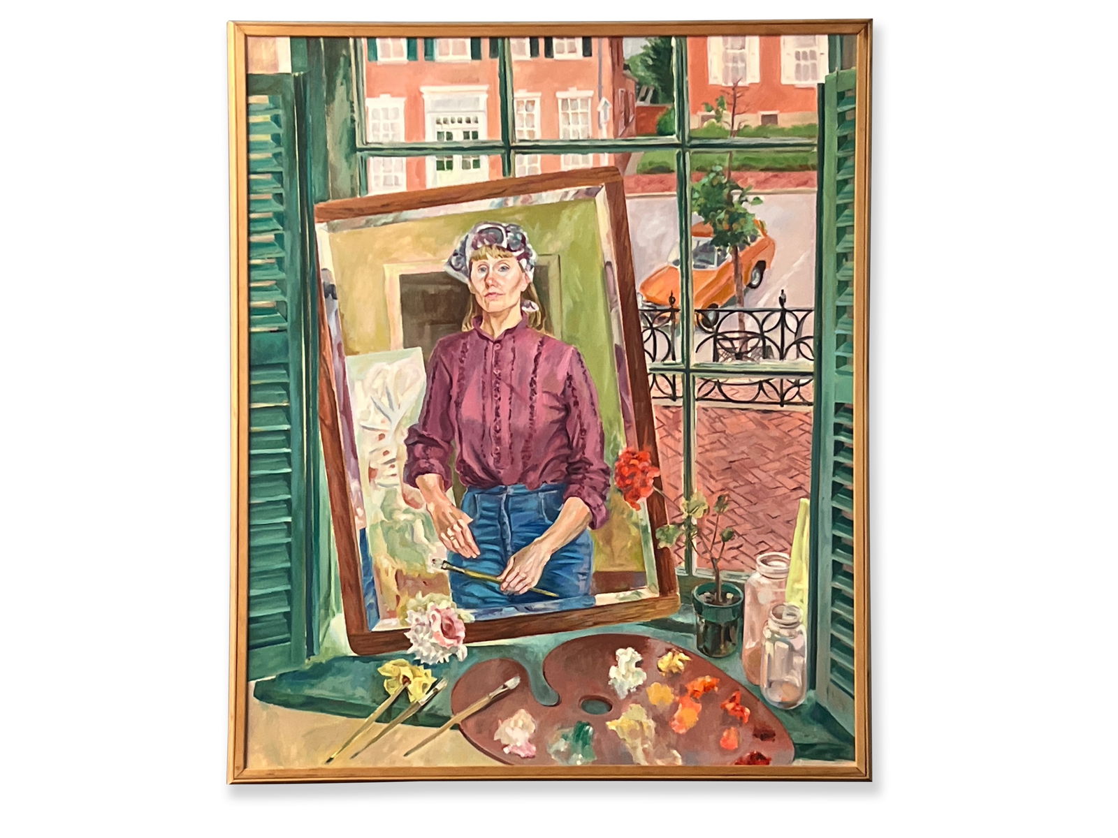 Delores P. Josey. Oil/Canvas: Self Portrait (1 of 3)