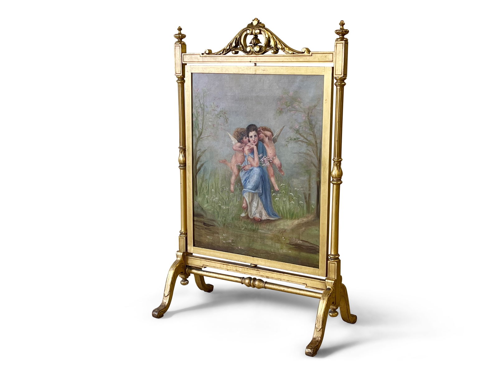 Louis XVI-style Giltwood Fire Screen (1 of 4)