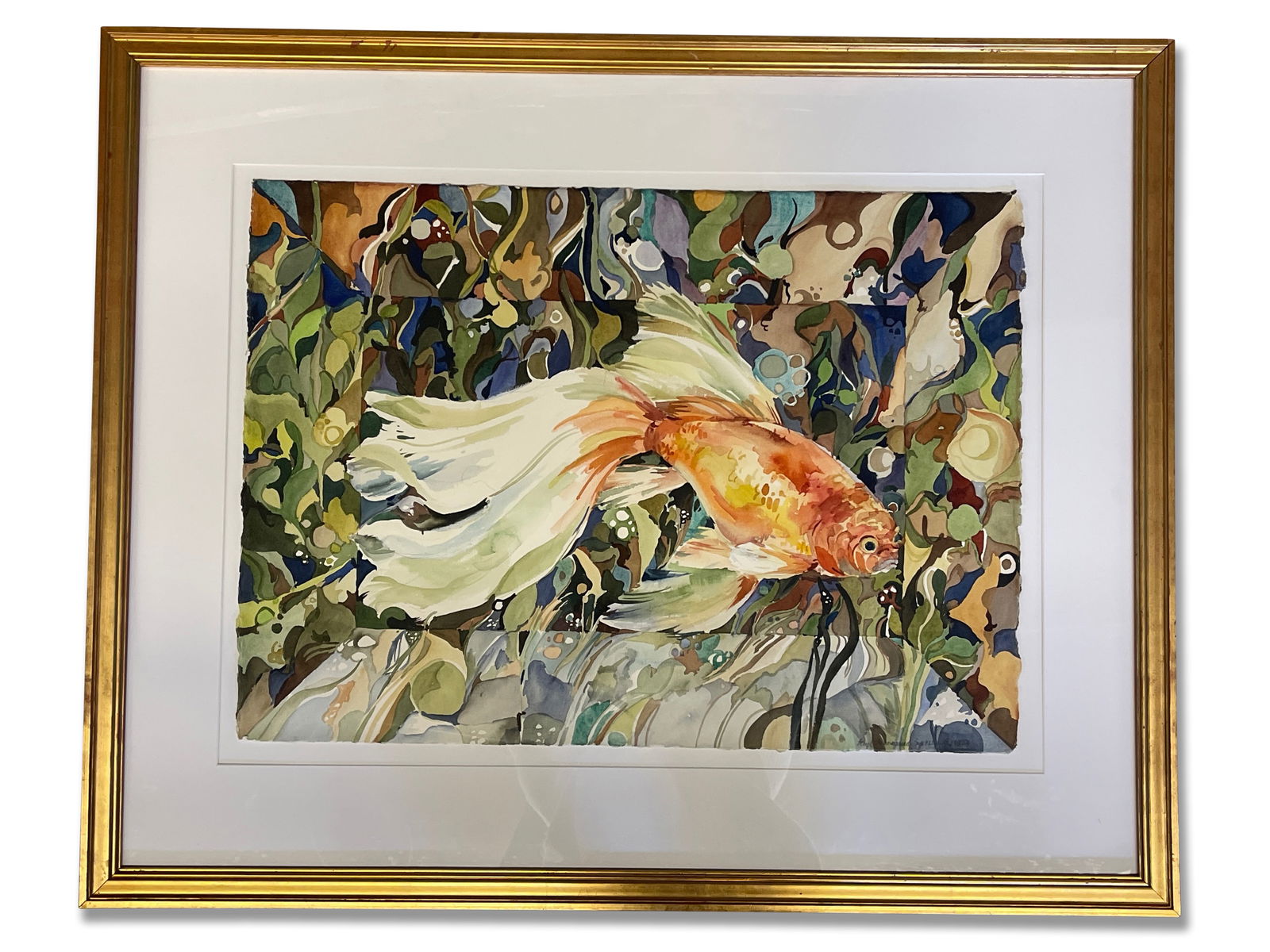 Teyral Townsend Speers. Watercolor: Goldfish (1 of 4)