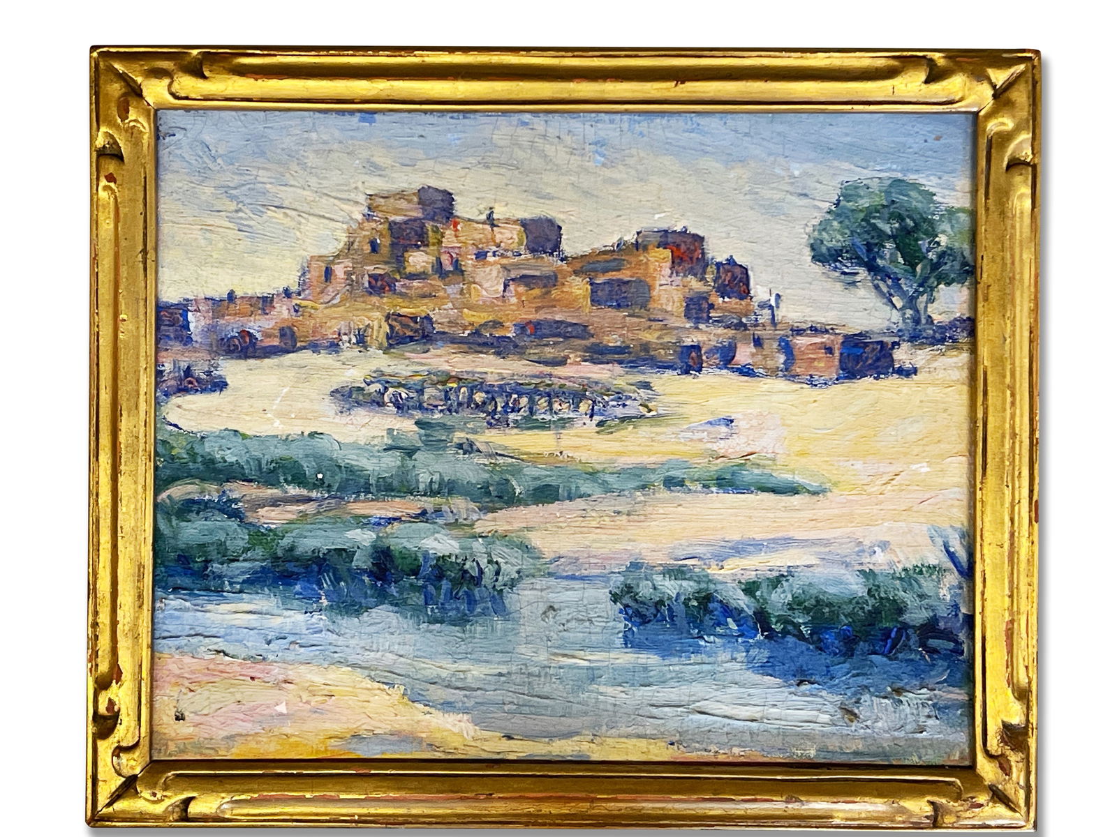 Taos School Oil/Board: Impressionist Landscape (1 of 4)