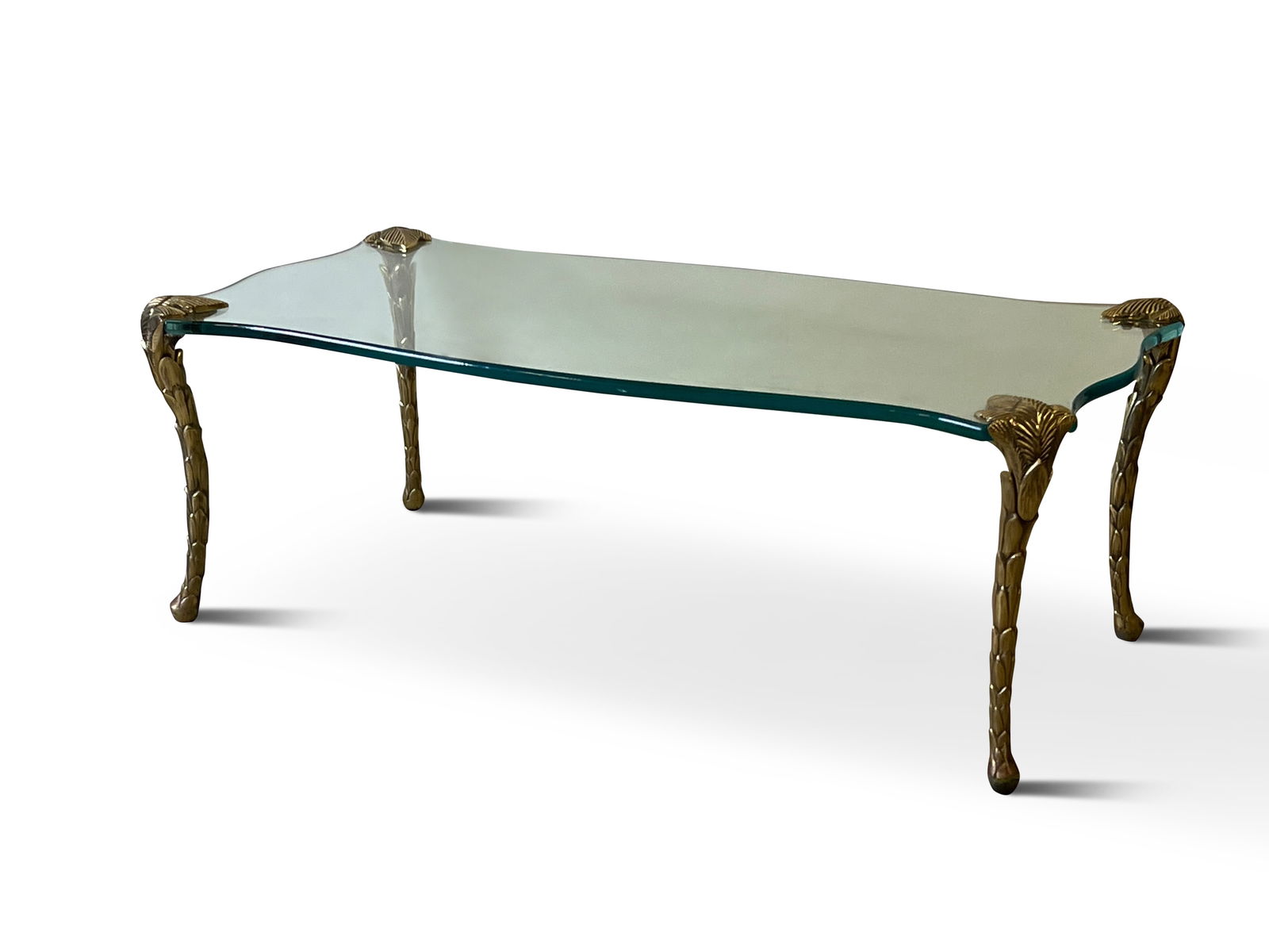 Attrib. Maison Bronze and Glass Cocktail Table (1 of 4)