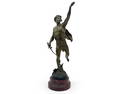E. Picault. Cast Metal Sculpture: Victoria