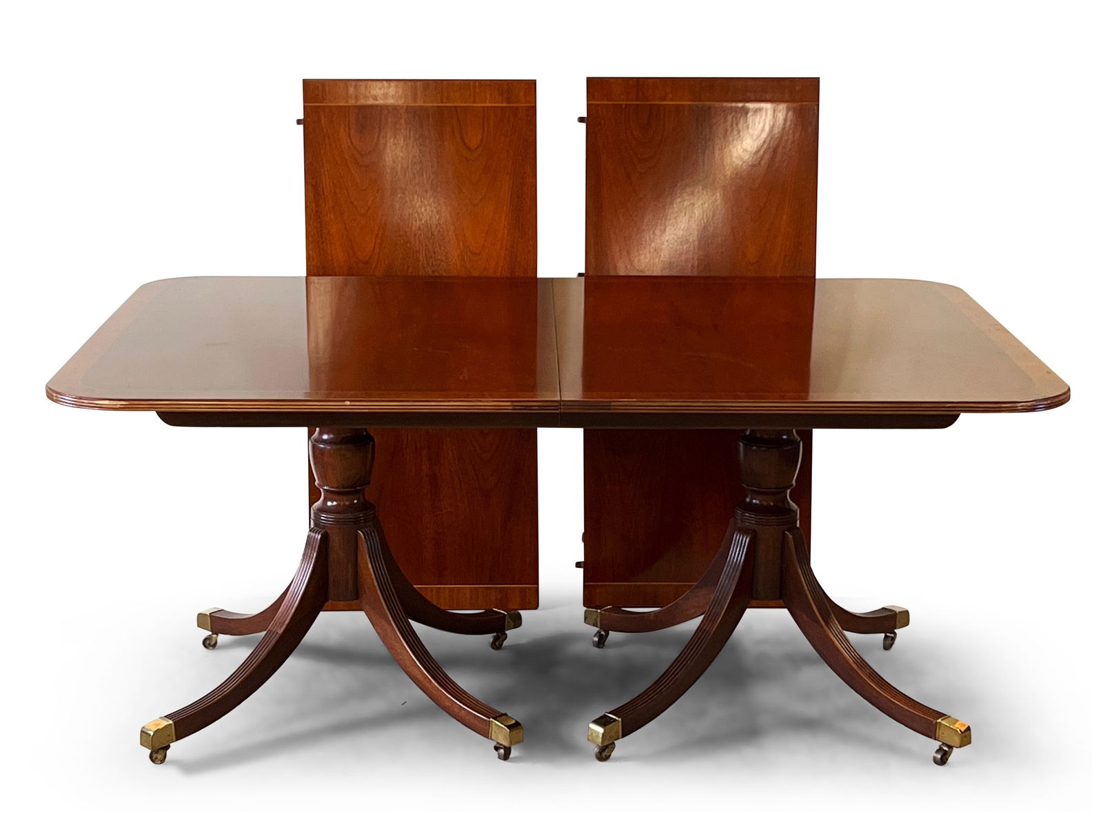 Baker Banded Mahogany Dining Table (1 of 7)