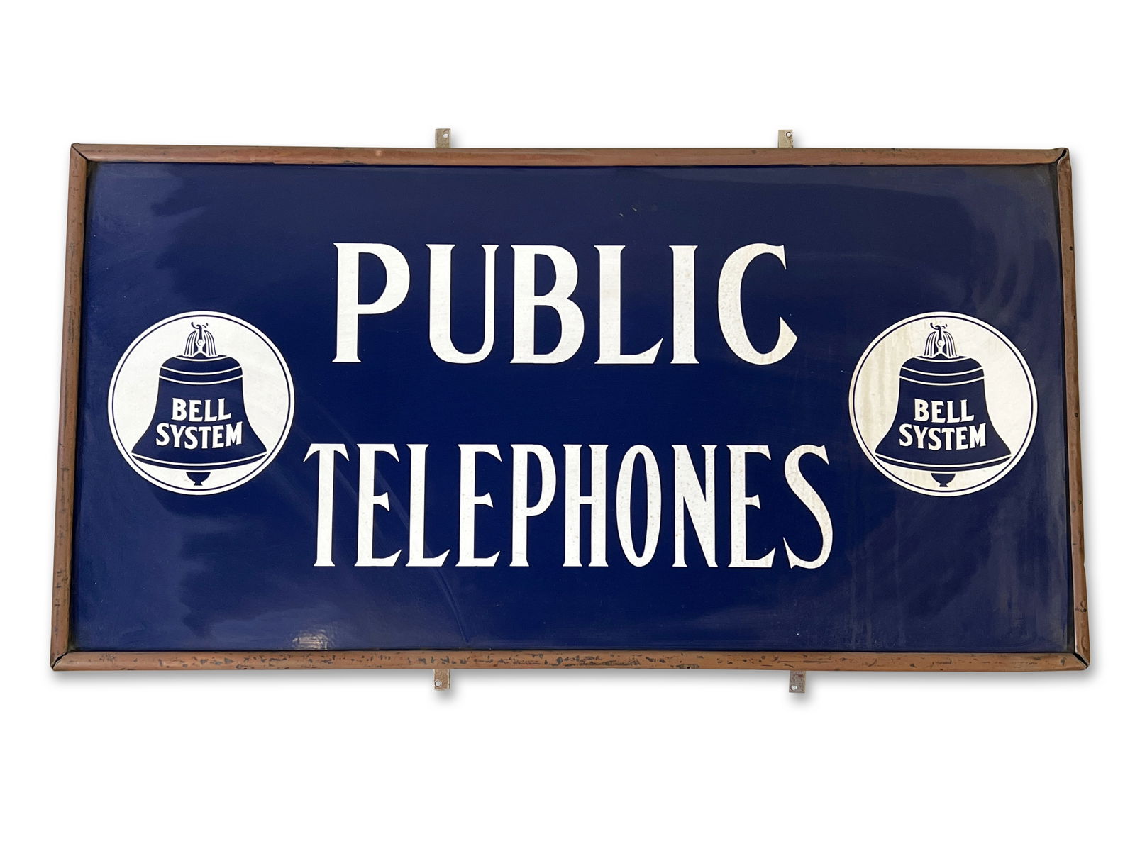 Bell System Public Telephone Porcelain Sign (1 of 5)