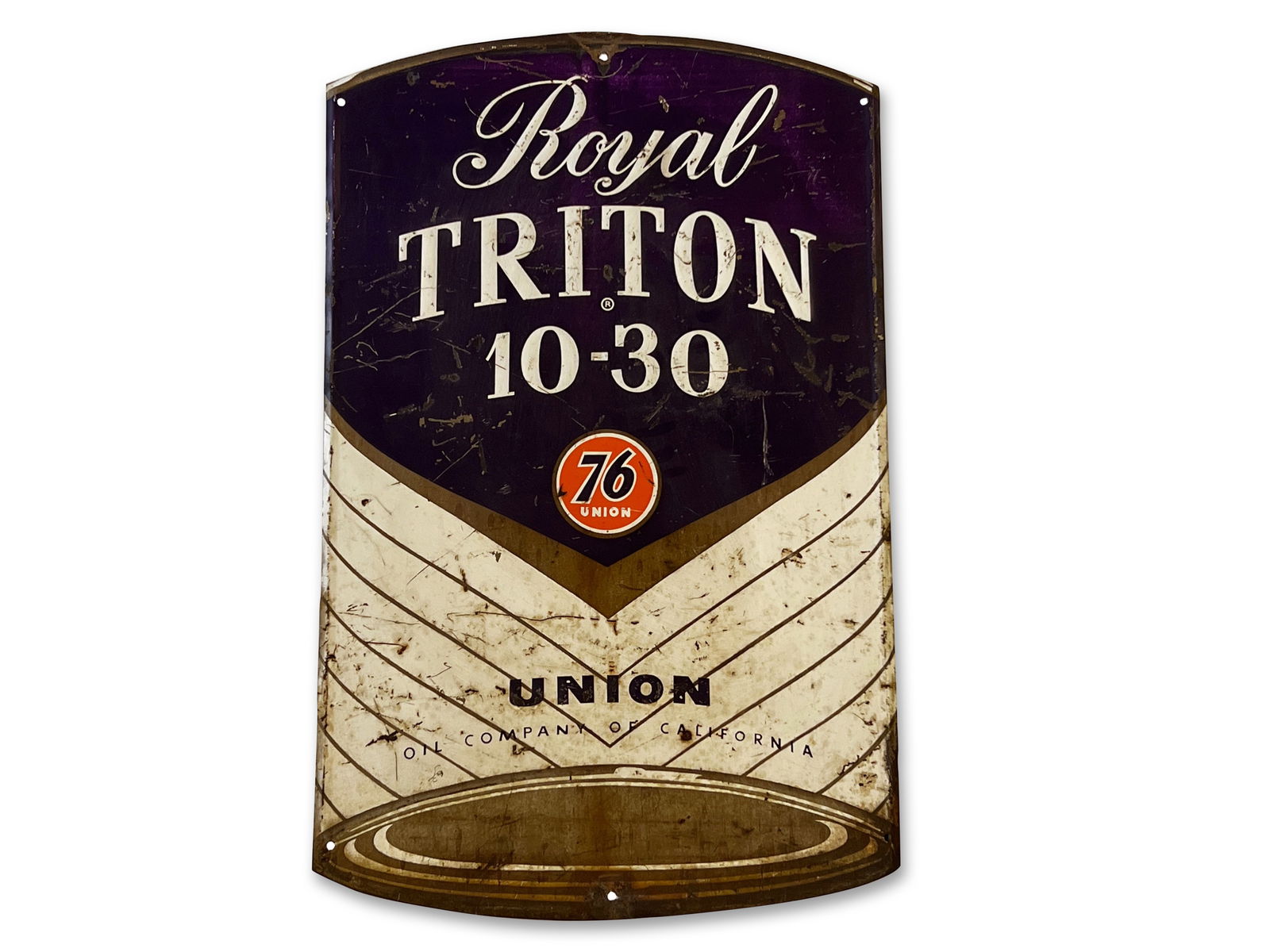 Royal Triton 10-30 Motor Oil Metal Sign (1 of 5)
