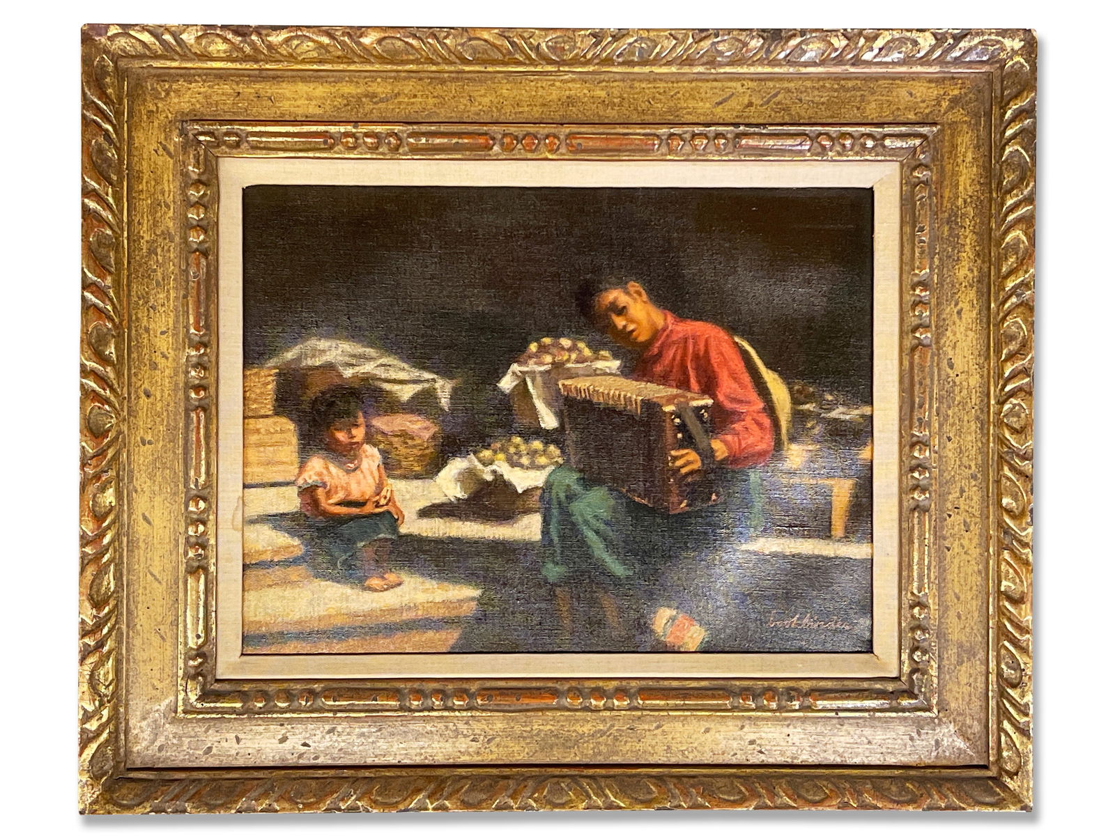 Jack Bookbinder. Oil/Canvas: Marketplace (1 of 5)