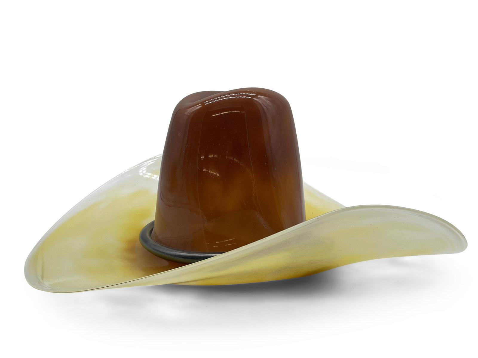 Life-Size Art Glass Cowboy Hat (1 of 4)