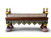 Mackenzie Childs Ridiculous Bench