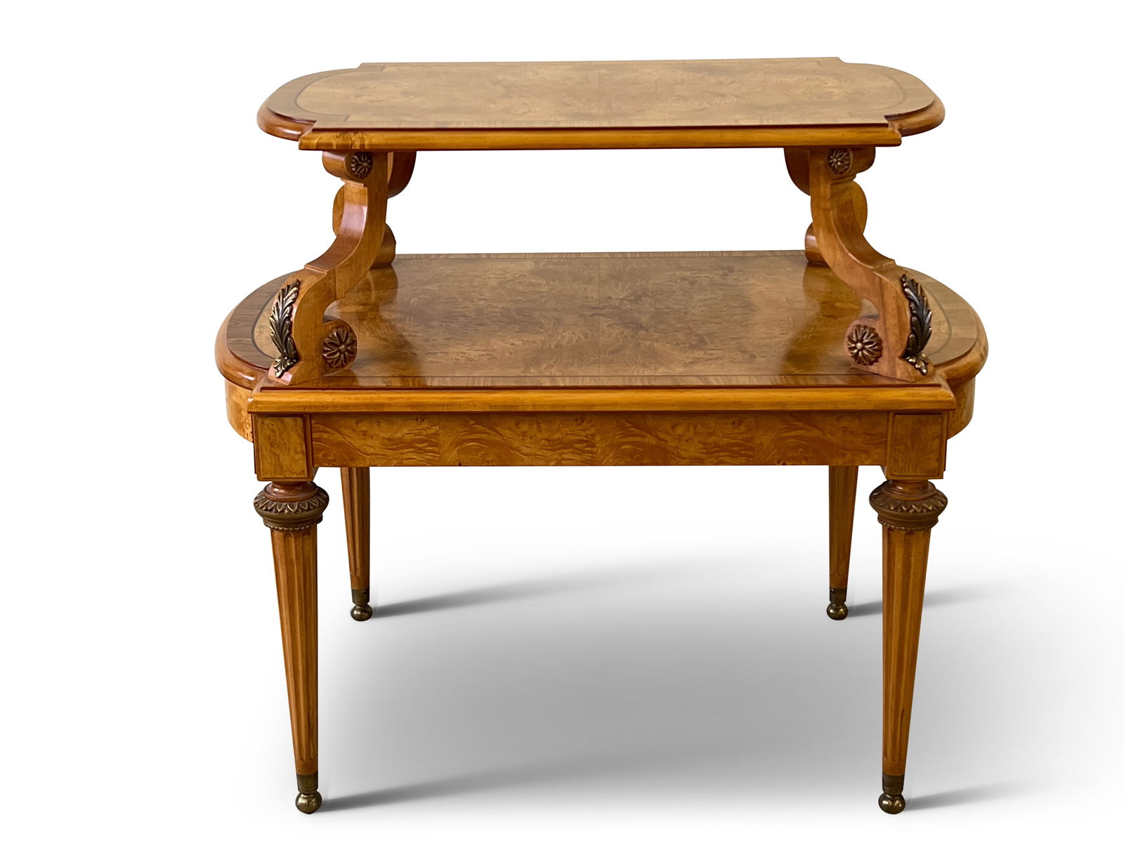 Henredon Louis XVI-style Two-Tiered Table (1 of 4)