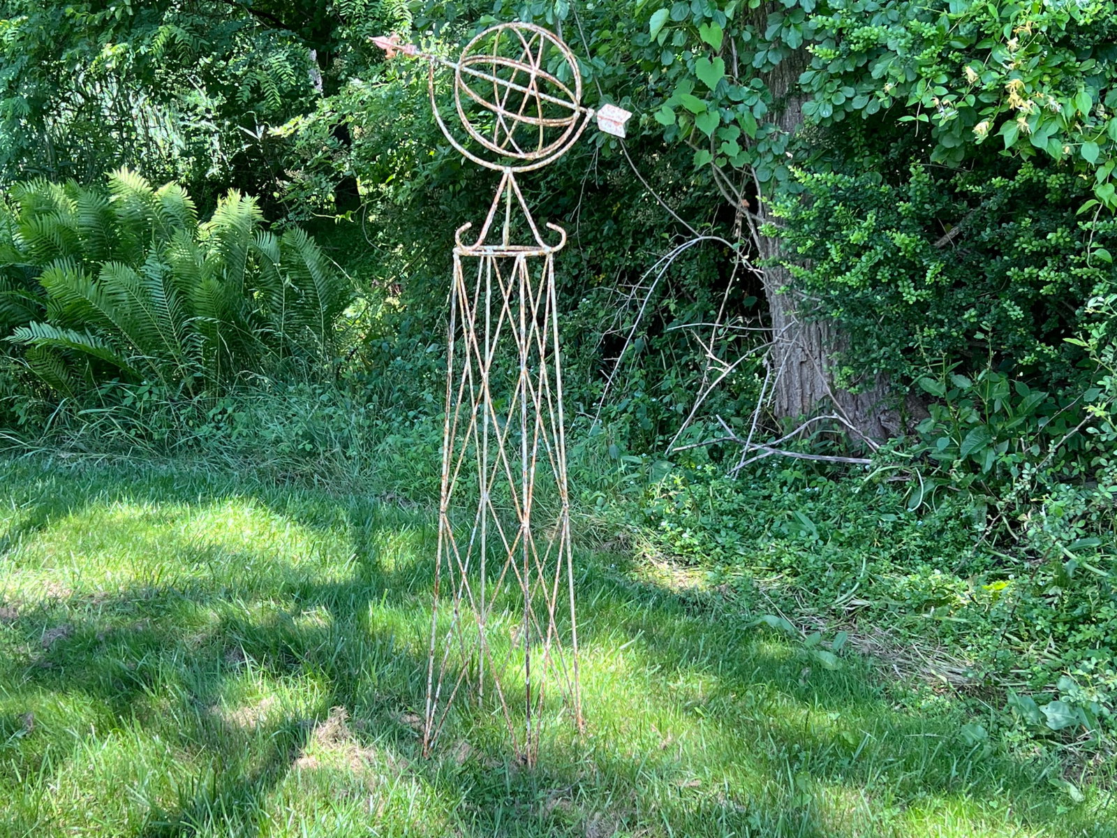Wrought Iron Garden Armillary Sculpture (1 of 4)