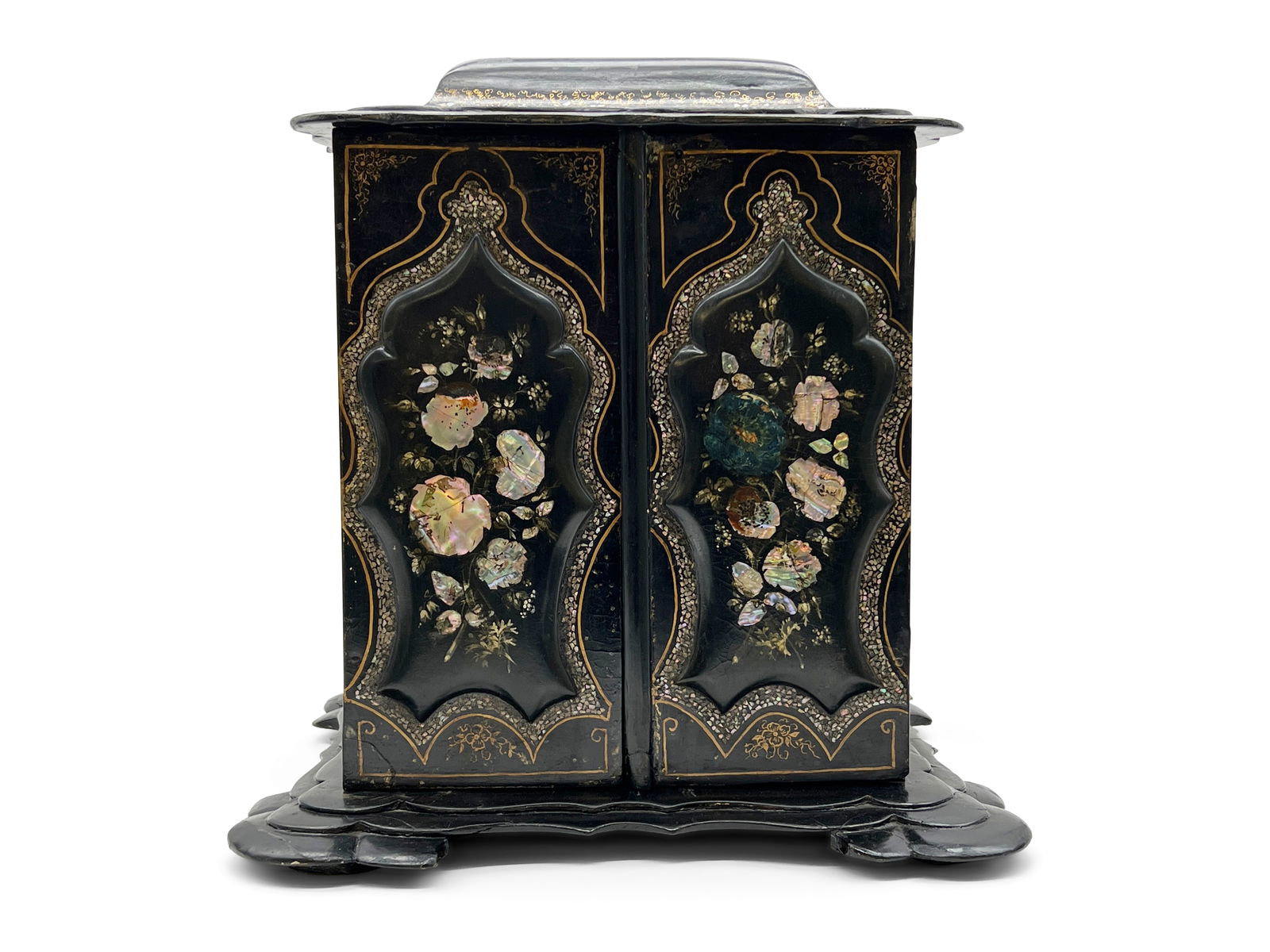 Victorian Paper-Mache Table-Top Cabinet (1 of 7)