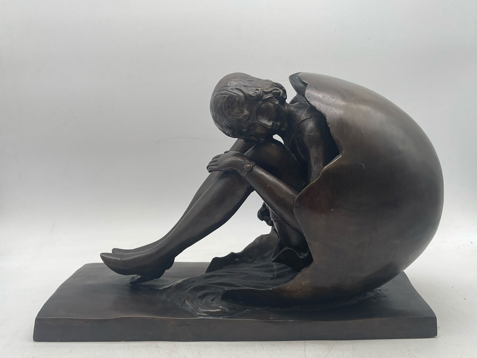 After Bruno Zach Bronze Figural Sculpture (1 of 4)
