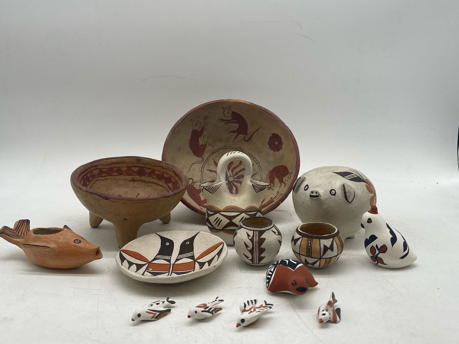 14 Pieces of Southwestern and Acoma Pottery (1 of 11)
