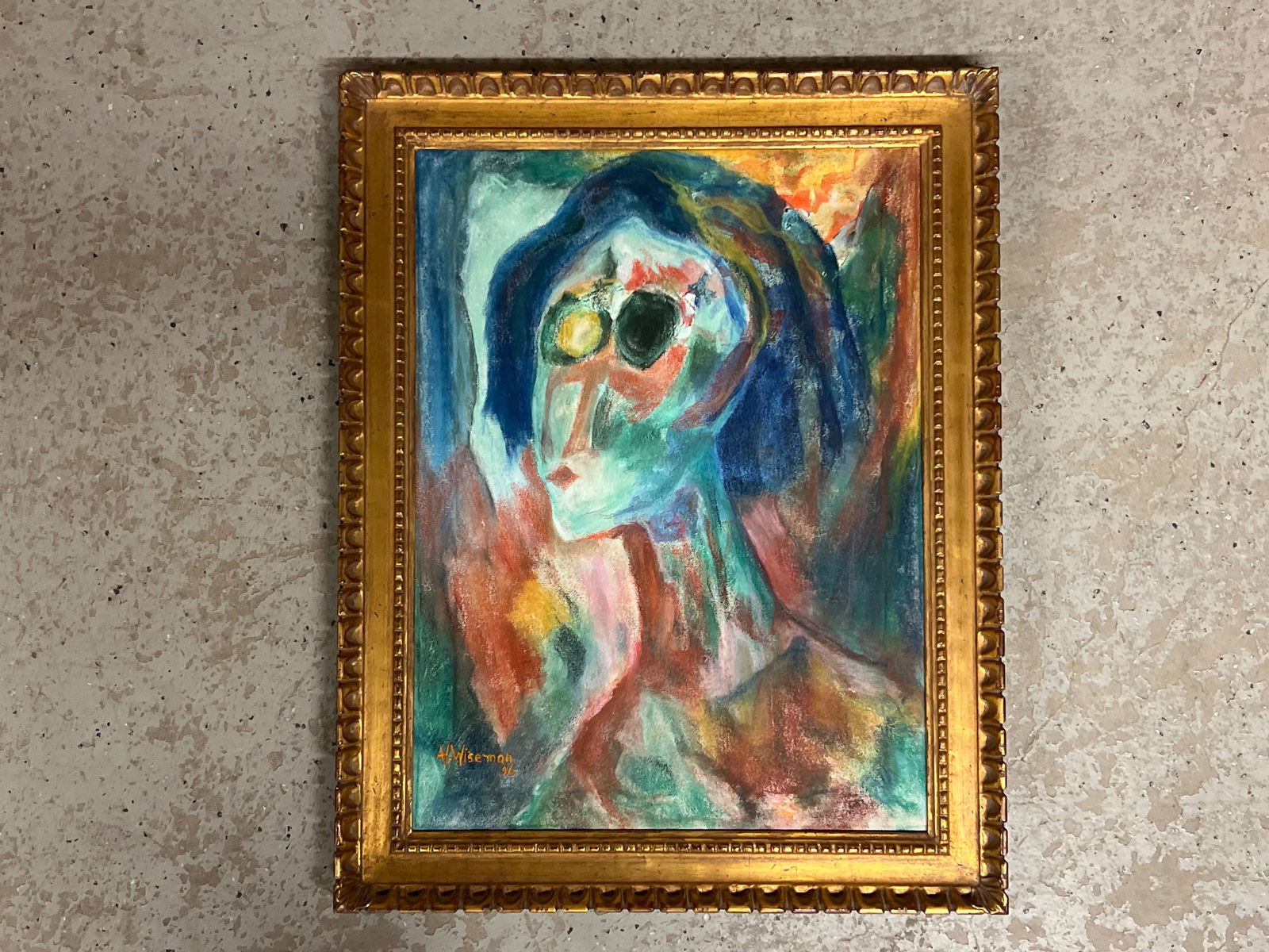 Harriet Wiseman. Oil/Canvas: Abstract Woman (1 of 5)