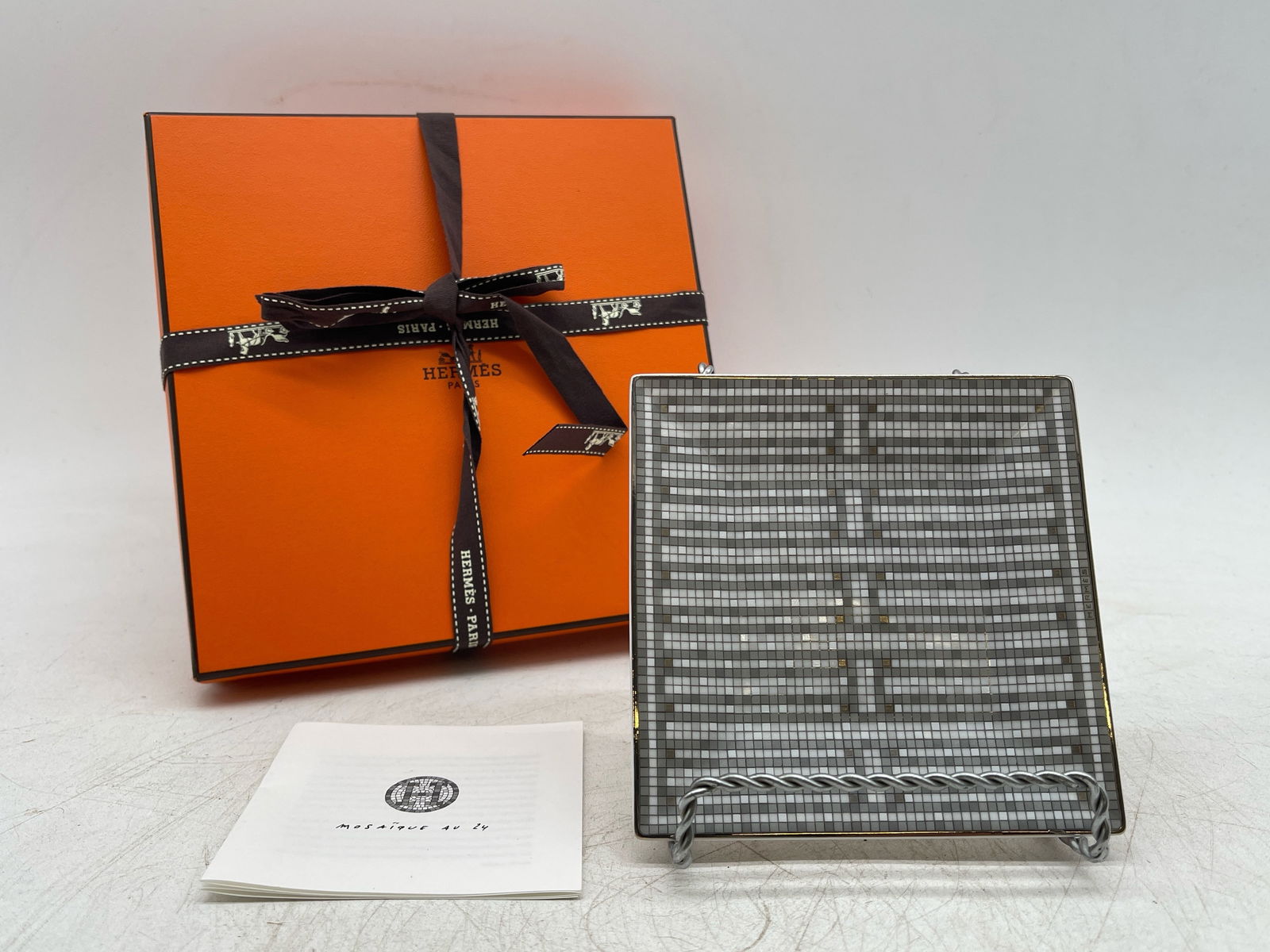 Hermès Mosaique Au 24 Dish with Box (1 of 4)