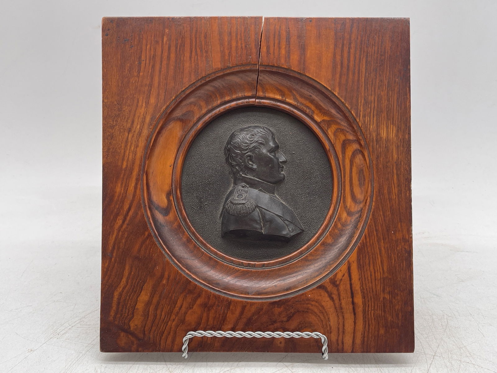 Framed 19th C. French Napoleon Medallion (1 of 4)