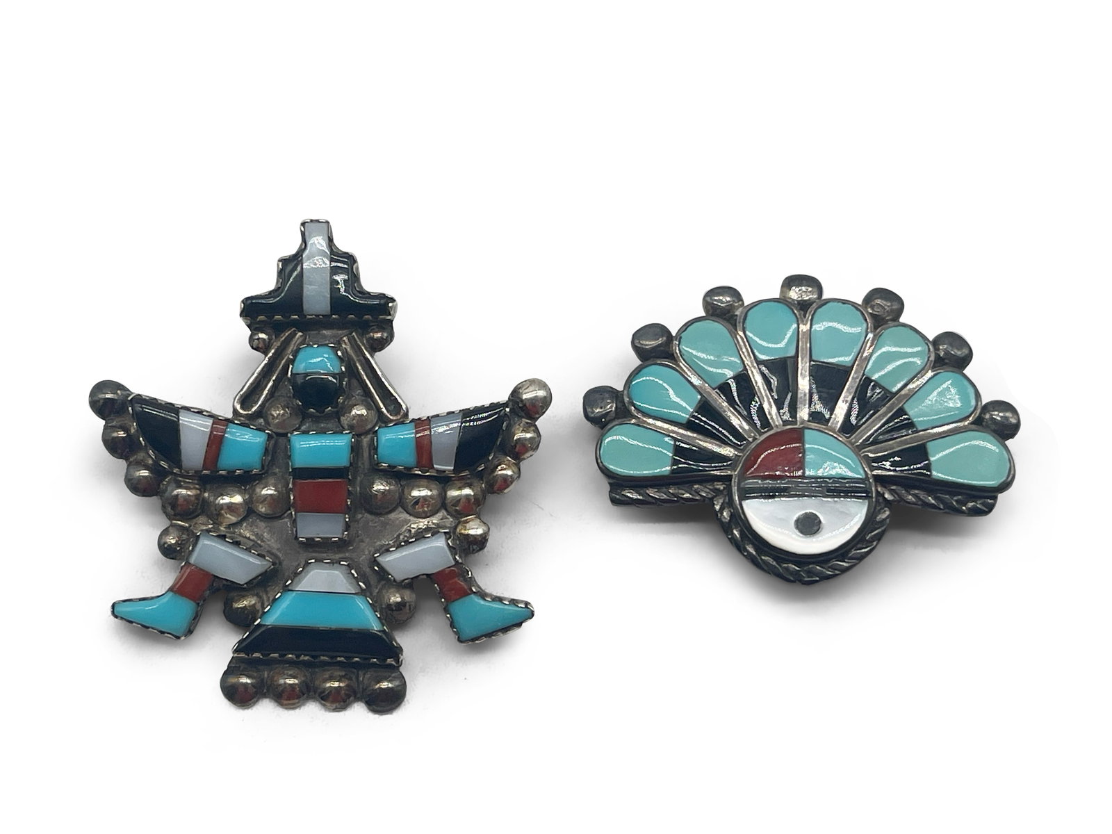 Two Pins: G & P Vacit Knife Wing & J.E. Sunface (1 of 6)