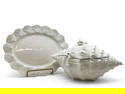 Italian Conch Shell Soup Tureen and Platter