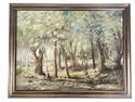 S. Warren Krebs. Oil/Canvas: Trees