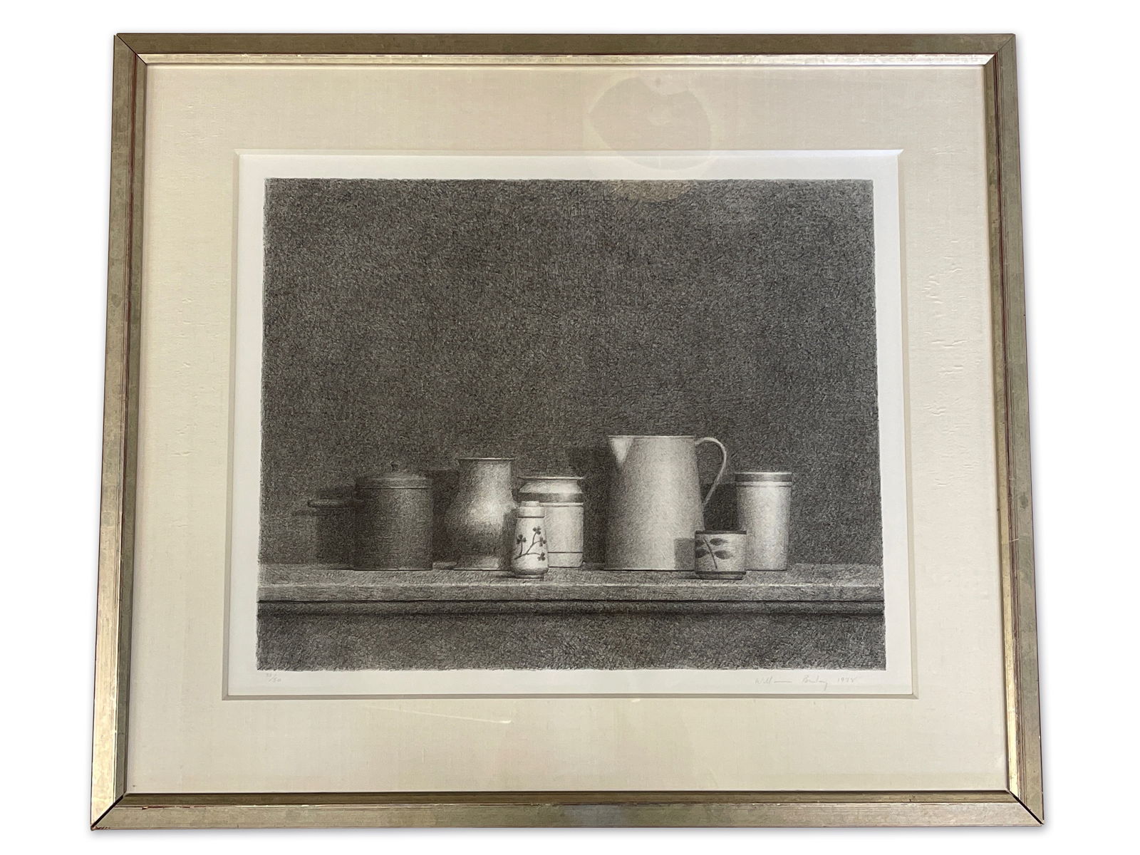 William Bailey. Signed Lithograph: Still Life (1 of 5)