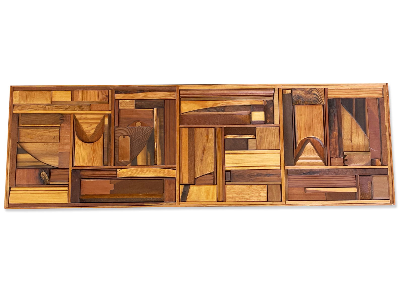 Ray Neye. Modernist Wood Collage: Collage 2 (1 of 6)
