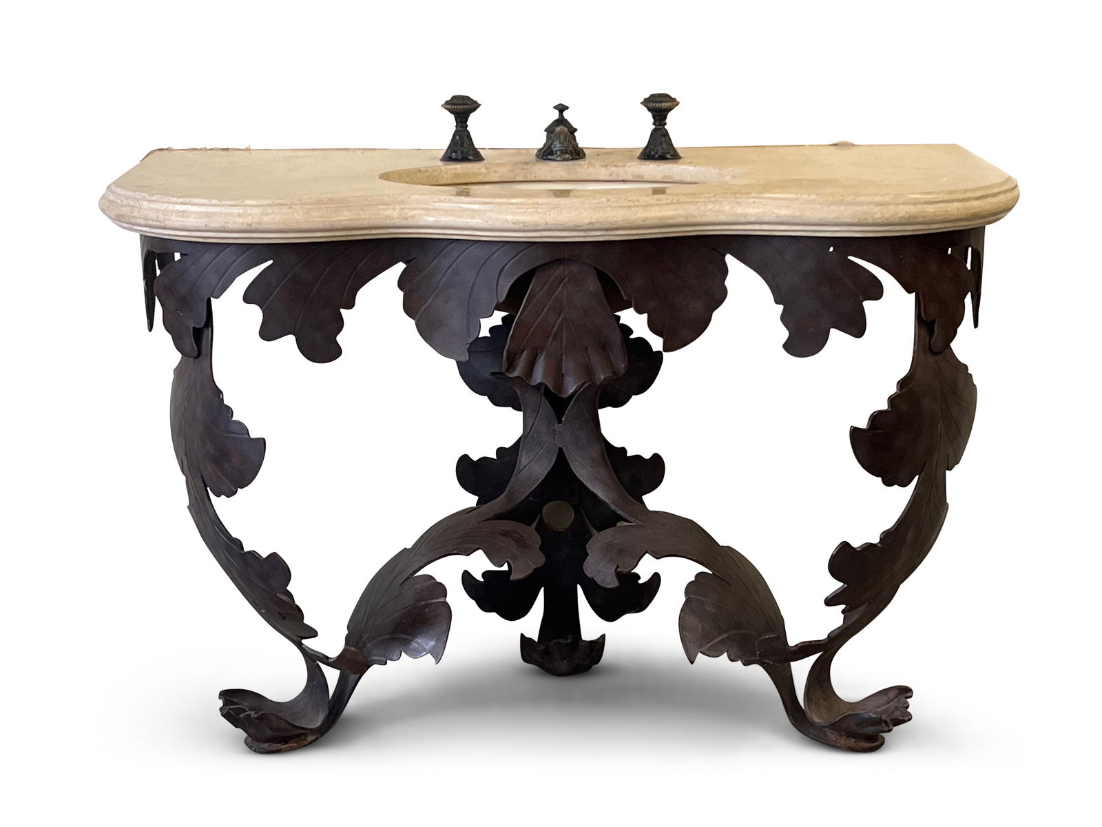 Rococo-Style Vanity with THG Paris Faucet (1 of 4)