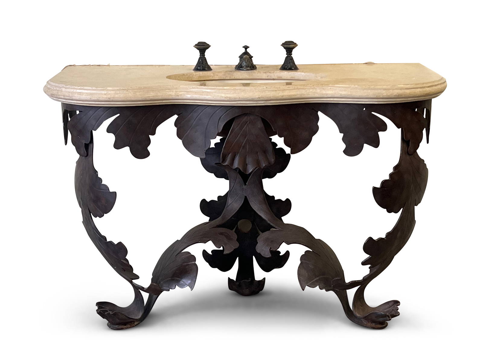 Rococo-style Vanity With Thg Paris Faucet Auction