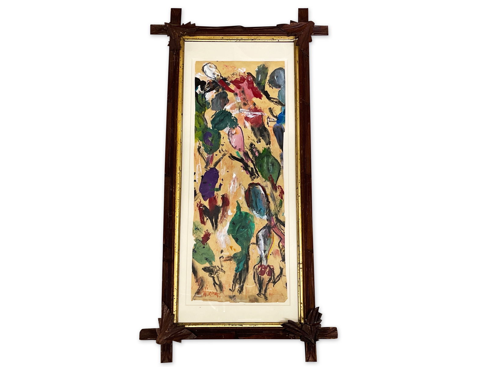 Harriet Wiseman. Oil Pastel/Paper: Abstract (1 of 3)