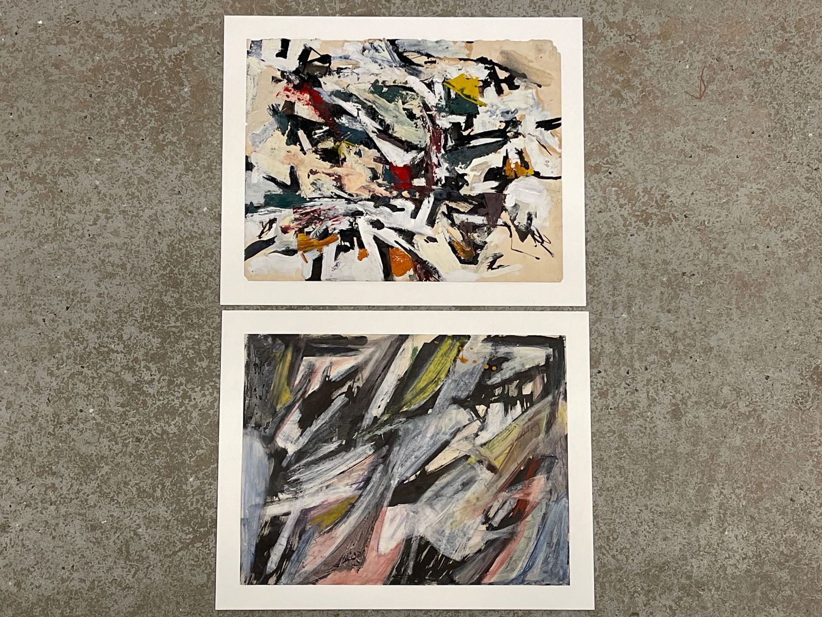 Two Ben Herr Mixed Media Abstract Works (1 of 5)