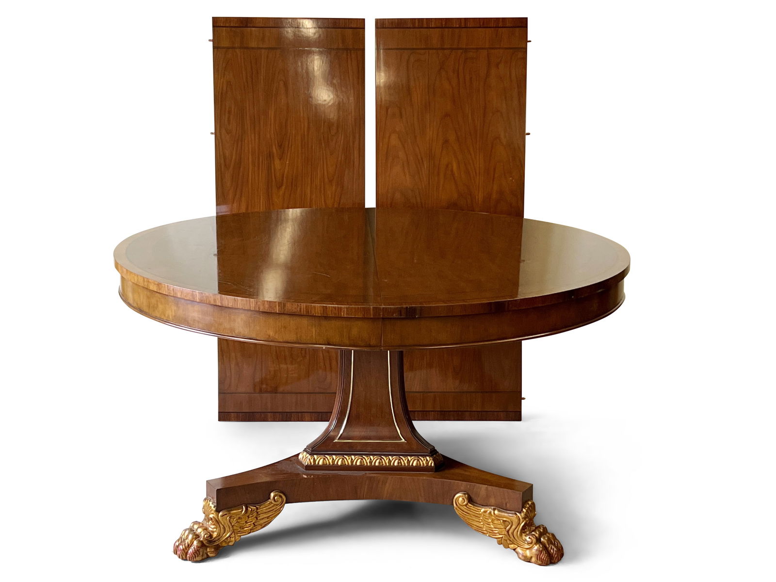 Baker Regency Style Paw-Foot Dining Table (1 of 7)