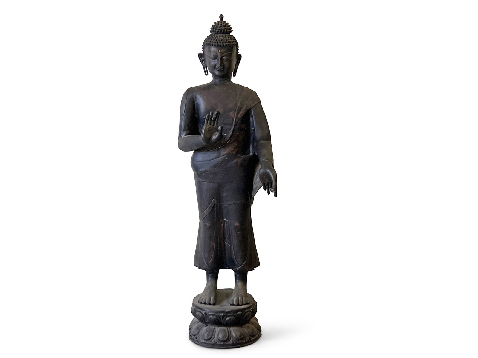 Large Thai Bronze Buddha (1 of 6)