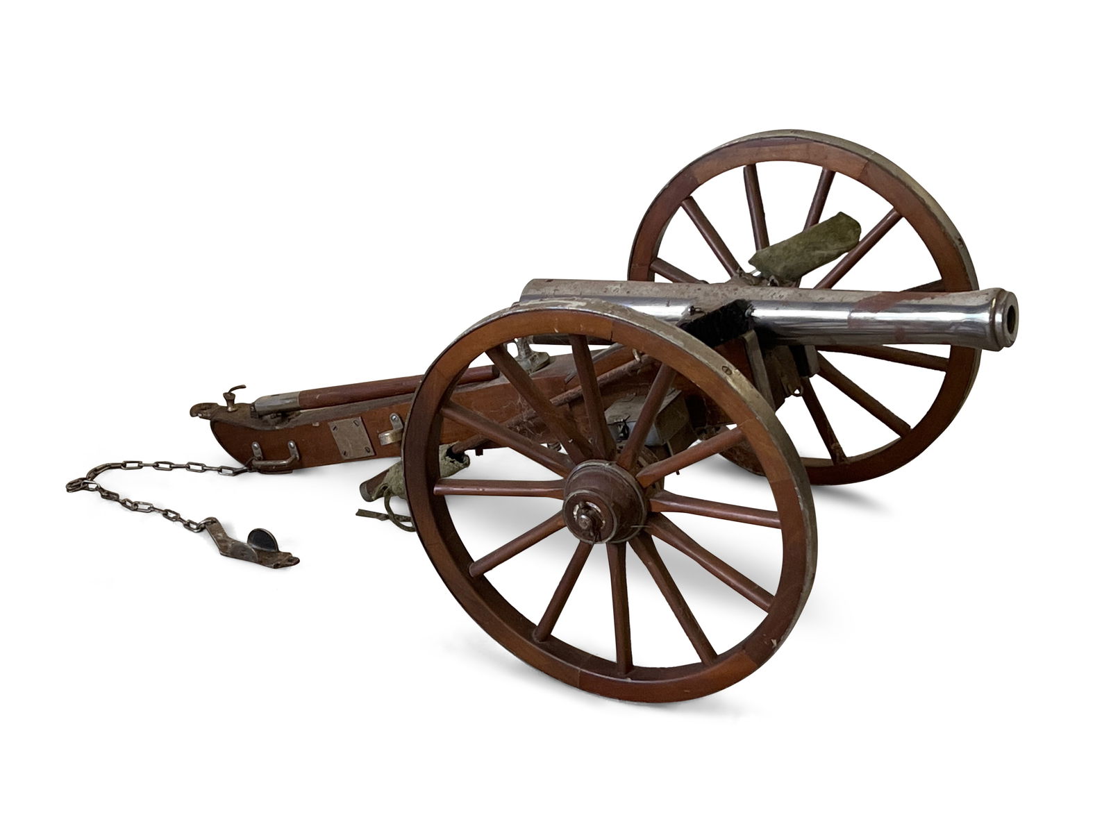 Cast Iron and Wood Field Signal Cannon Model (1 of 4)
