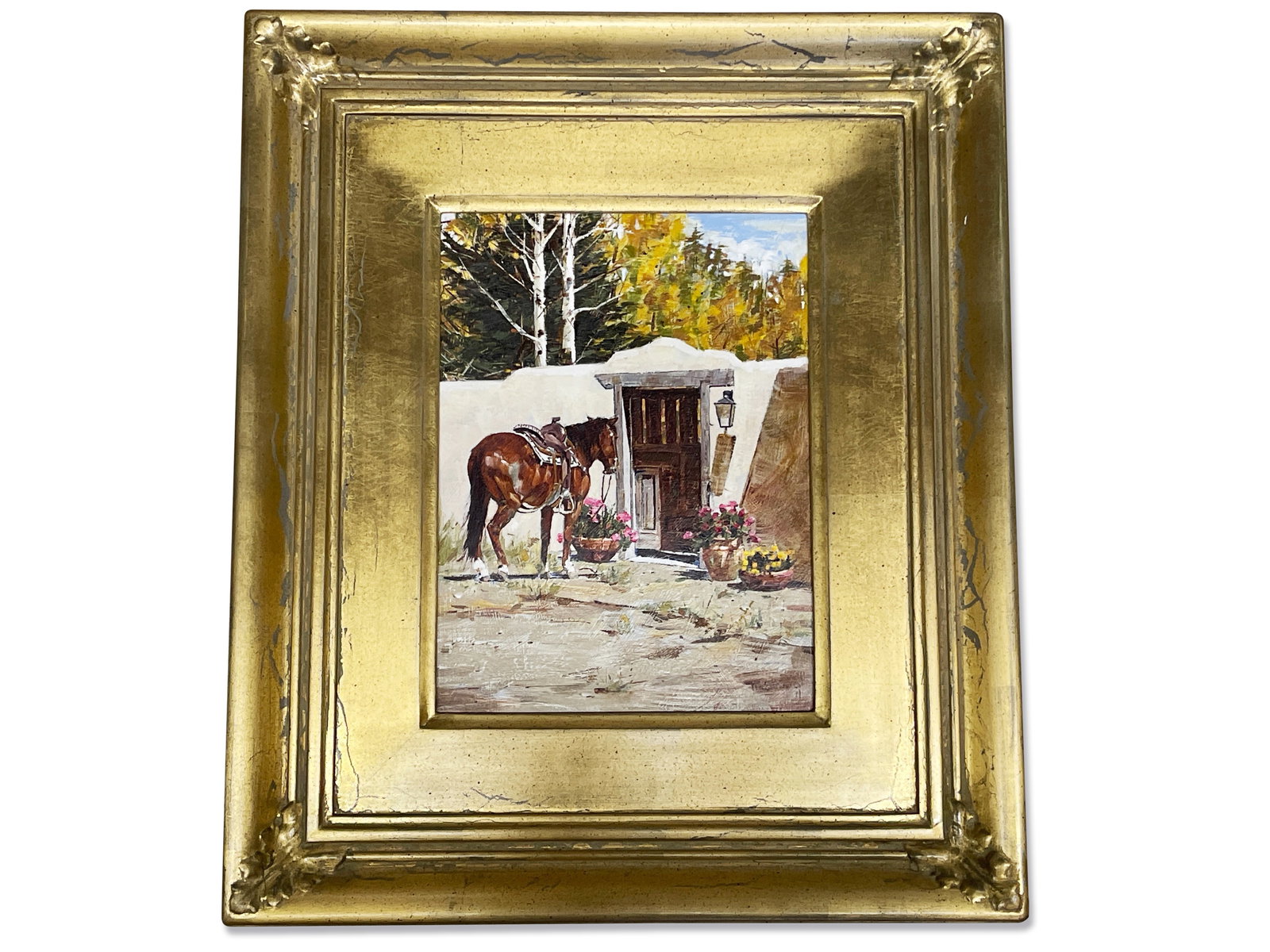 Michael Ewing. Oil/Board: Autumn Guest (1 of 5)