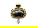 Artisan 18K Yellow Gold Drop Pendant