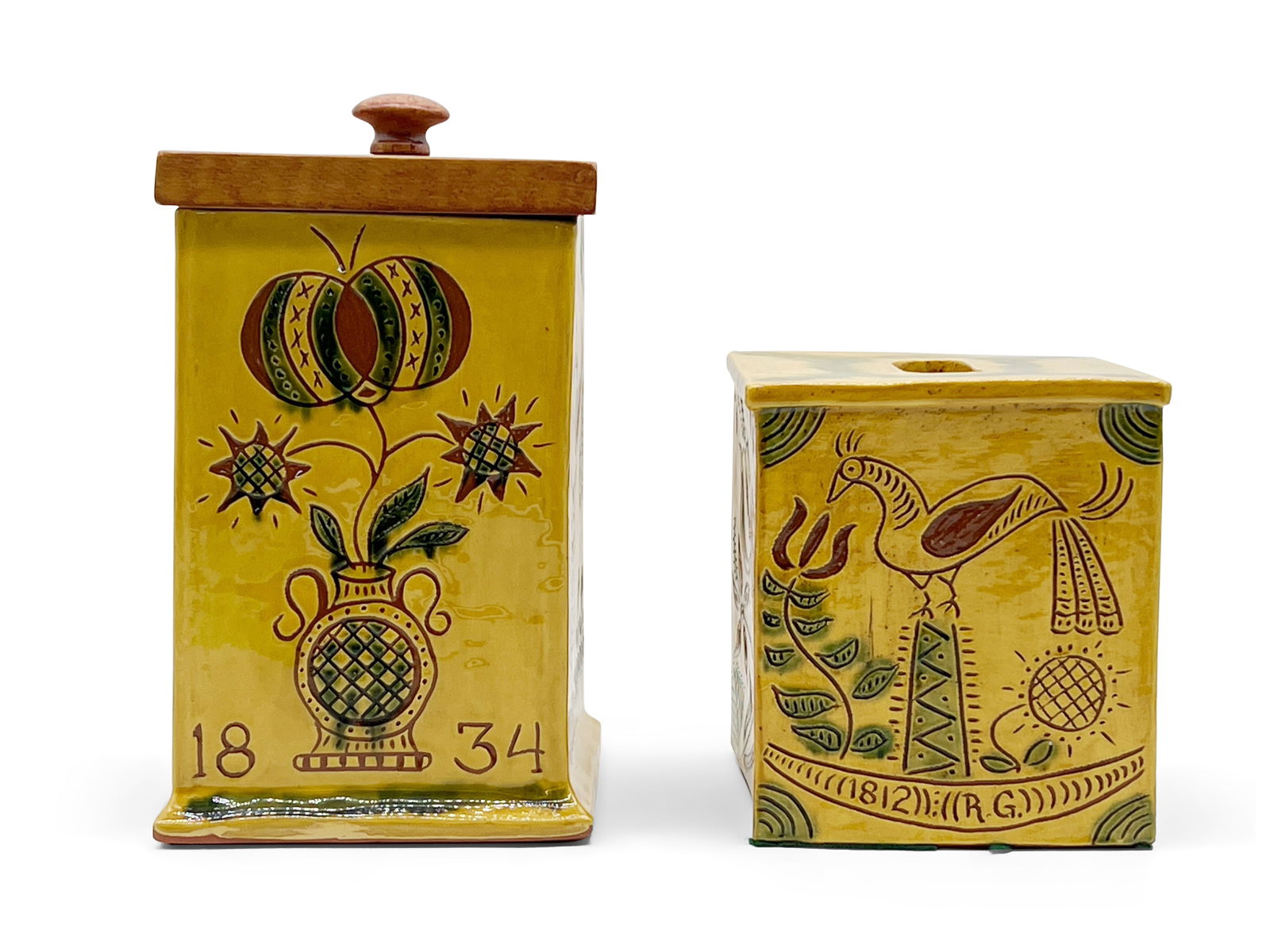 Two R. Shaeff Redware Articles (1 of 5)