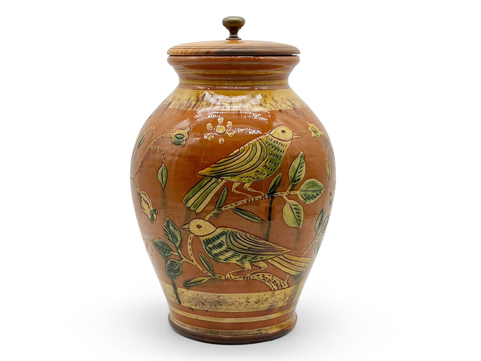 Christopher Woods Redware Jar (1 of 5)