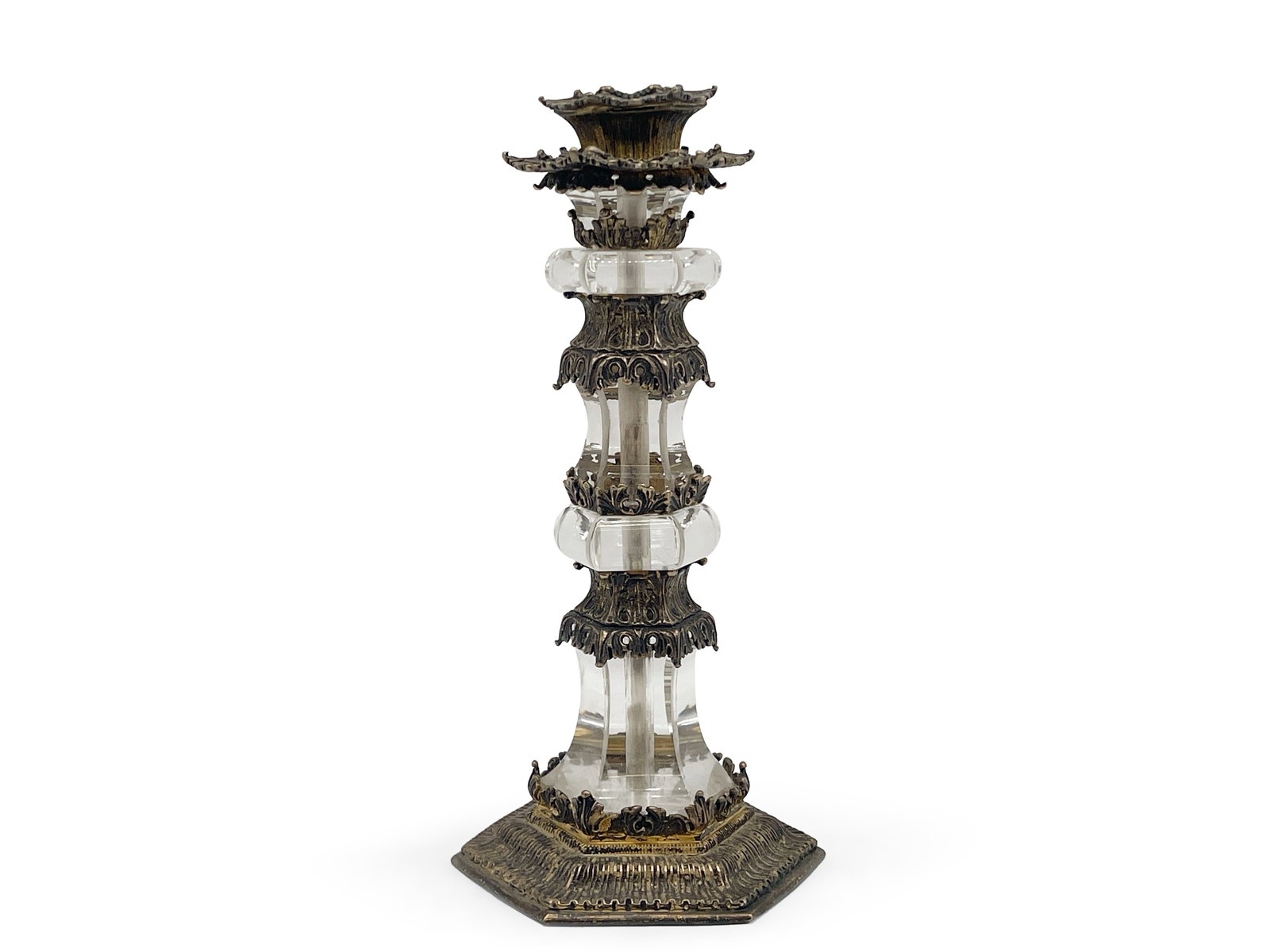 Buccellati Sterling Silver Baroque-style Candlestick (1 of 4)