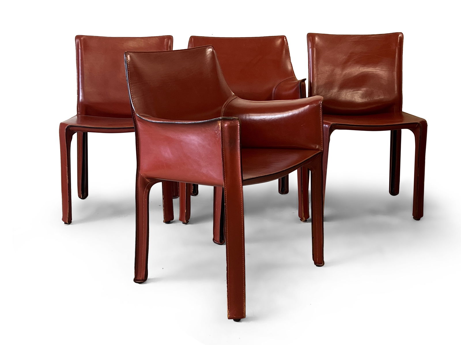 Four Mario Bellini Cassina Cab Chairs (1 of 6)