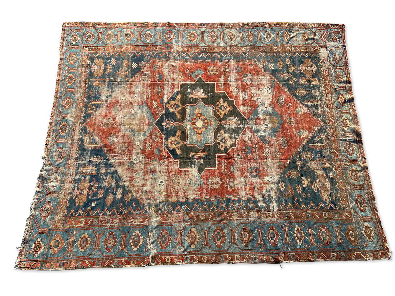 Serapi Heriz Room Size Carpet, 13ft 5in x 11ft 4in (1 of 10)