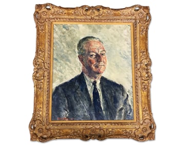 Simon Elwes. Oil/Canvas: Portrait