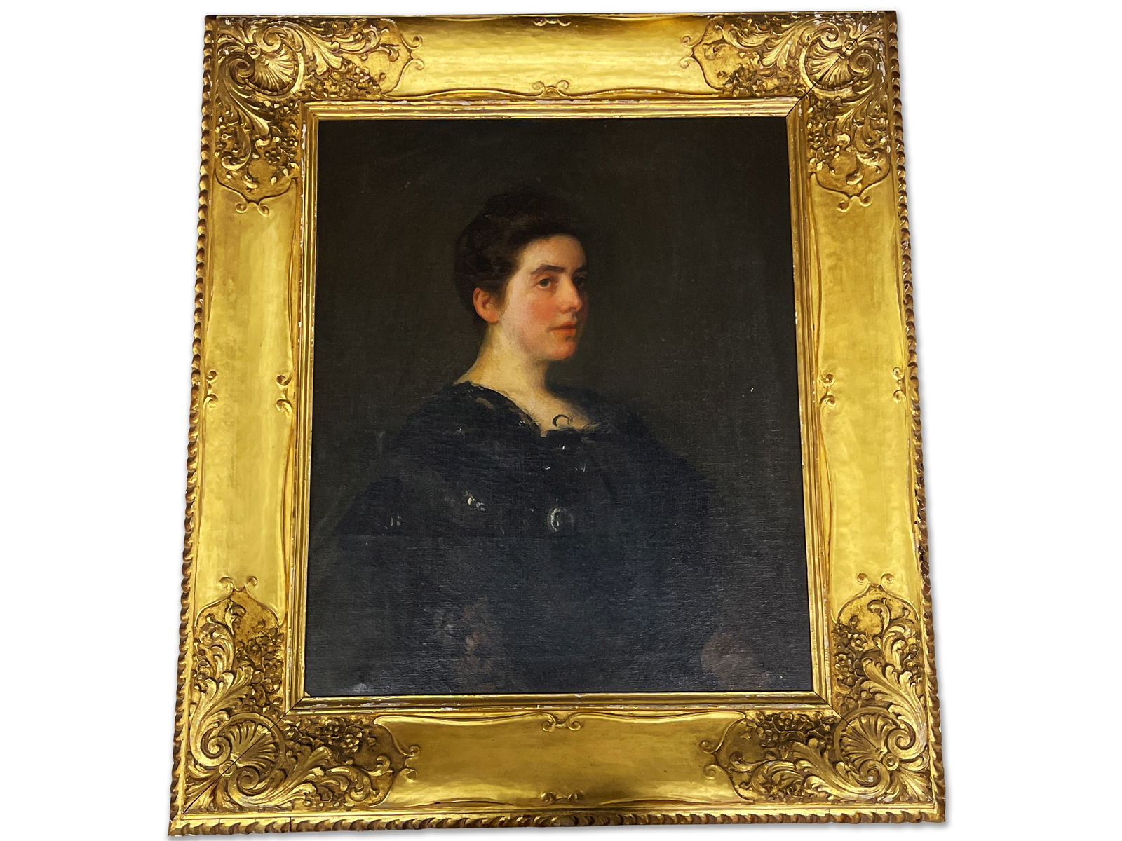 Edmund Charles Tarbell. Oil/Canvas: Portrait of a Woman (1 of 7)