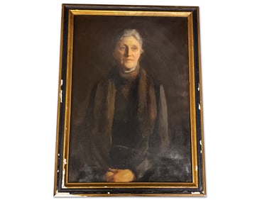 William James. Oil/Canvas: Portrait