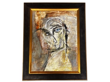 Vitaly Komar. Oil/Board: Abstract Figure